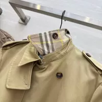 $160.00 USD Burberry Trench Coat Long Sleeved For Women #1371329
