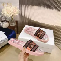 $80.00 USD Christian Dior Slippers For Women #1371685