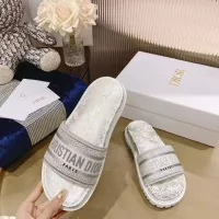 $80.00 USD Christian Dior Slippers For Women #1371688