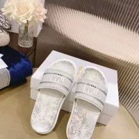 $80.00 USD Christian Dior Slippers For Women #1371688