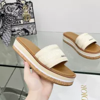 $100.00 USD Christian Dior Slippers For Women #1371699