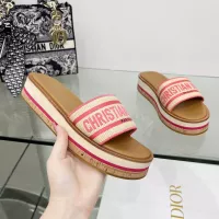 $100.00 USD Christian Dior Slippers For Women #1371700