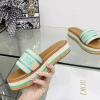$100.00 USD Christian Dior Slippers For Women #1371704