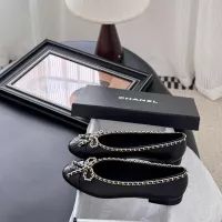 $102.00 USD Chanel Flat Shoes For Women #1371928