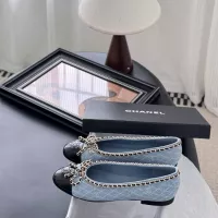 $102.00 USD Chanel Flat Shoes For Women #1371929