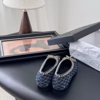 $102.00 USD Chanel Flat Shoes For Women #1371930