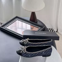 $102.00 USD Chanel Flat Shoes For Women #1371930