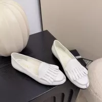 $112.00 USD Chanel Leather Shoes For Women #1371943