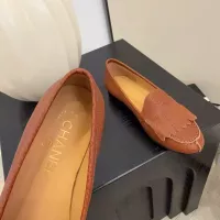 $112.00 USD Chanel Leather Shoes For Women #1371945