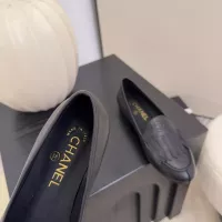 $112.00 USD Chanel Leather Shoes For Women #1371946