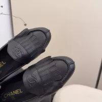 $112.00 USD Chanel Leather Shoes For Women #1371946