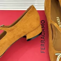 $112.00 USD Salvatore Ferragamo High-Heeled Shoes For Women #1371963