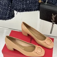 $112.00 USD Salvatore Ferragamo High-Heeled Shoes For Women #1371969