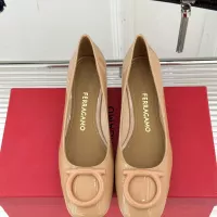 $112.00 USD Salvatore Ferragamo High-Heeled Shoes For Women #1371969