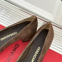 $112.00 USD Salvatore Ferragamo High-Heeled Shoes For Women #1371971