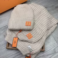 $52.00 USD Hermes Hat and Scarf Set #1372493