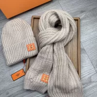 $52.00 USD Hermes Hat and Scarf Set #1372493