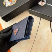 $34.00 USD Prada Wallets In Navy For Men #1372661