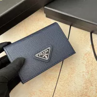 $34.00 USD Prada Wallets In Navy For Men #1372661