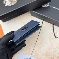 $34.00 USD Prada Wallets In Navy For Men #1372663