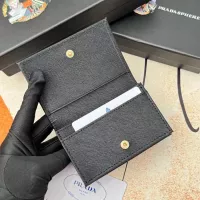 $34.00 USD Prada Wallets In Black For Men #1372681