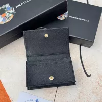 $34.00 USD Prada Wallets In Black For Men #1372687