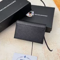 $34.00 USD Prada Wallets In Black For Men #1372689
