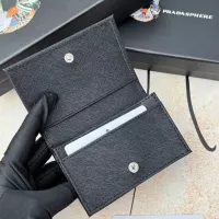 $34.00 USD Prada Wallets In Black For Men #1372689