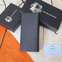 $40.00 USD Prada Wallets In Black For Men #1372704