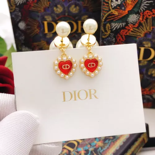Replica Christian Dior Earrings For Women #1373123 $29.00 USD for Wholesale
