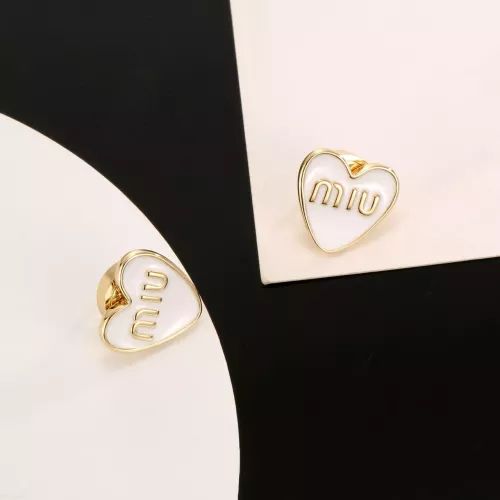 Replica MIU MIU Earrings For Women #1373160 $25.00 USD for Wholesale