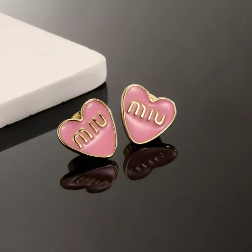 MIU MIU Earrings For Women #1373161 $25.00 USD, Wholesale Replica MIU MIU Earrings