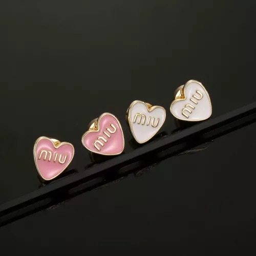 Replica MIU MIU Earrings For Women #1373161 $25.00 USD for Wholesale