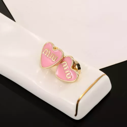 Replica MIU MIU Earrings For Women #1373161 $25.00 USD for Wholesale