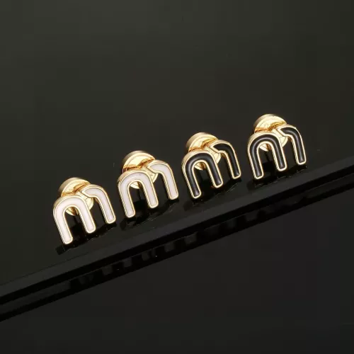 Replica MIU MIU Earrings For Women #1373163 $25.00 USD for Wholesale