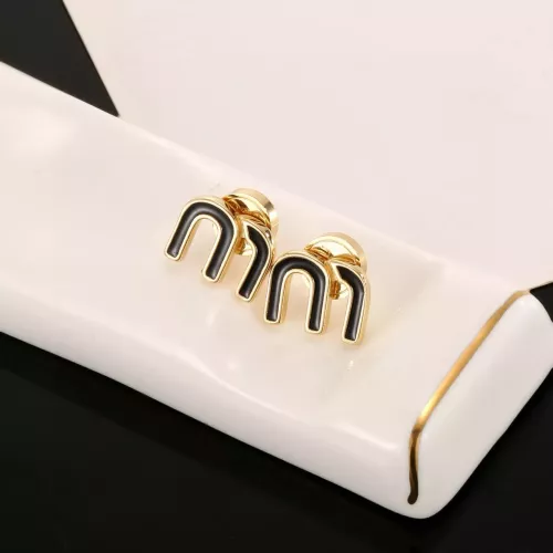 Replica MIU MIU Earrings For Women #1373163 $25.00 USD for Wholesale