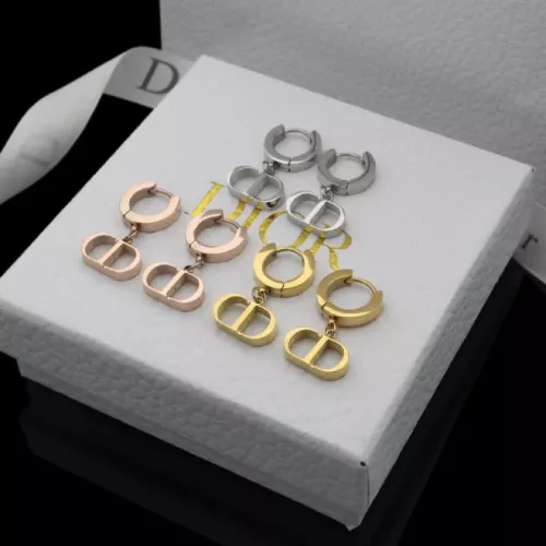 Replica Christian Dior Earrings For Women #1373165 $27.00 USD for Wholesale