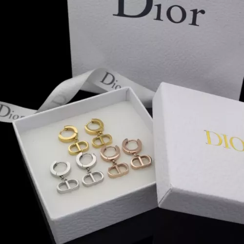 Replica Christian Dior Earrings For Women #1373166 $27.00 USD for Wholesale