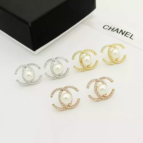 Replica Chanel Earrings For Women #1373169 $27.00 USD for Wholesale