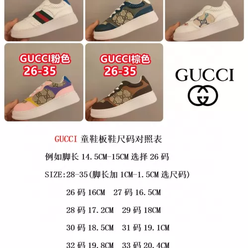 Replica Gucci Kids' Shoes For Kids #1373208 $68.00 USD for Wholesale