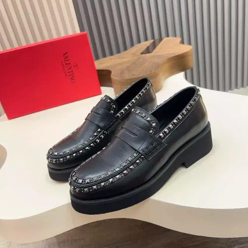 Valentino Leather Shoes For Men #1373218 $128.00 USD, Wholesale Replica Valentino Leather Shoes