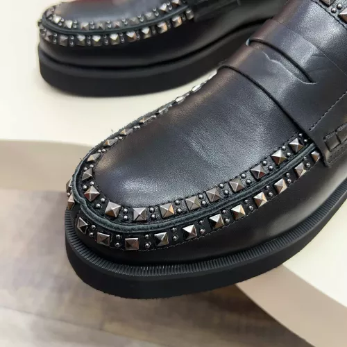 Replica Valentino Leather Shoes For Men #1373218 $128.00 USD for Wholesale