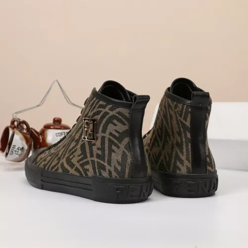 Replica Fendi High Tops Casual Shoes For Men #1373356 $76.00 USD for Wholesale
