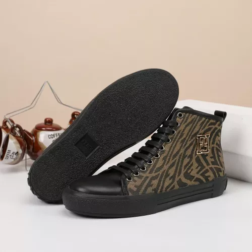 Replica Fendi High Tops Casual Shoes For Men #1373356 $76.00 USD for Wholesale
