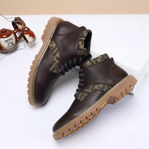 Replica Fendi Fashion Boots For Men #1373357 $82.00 USD for Wholesale
