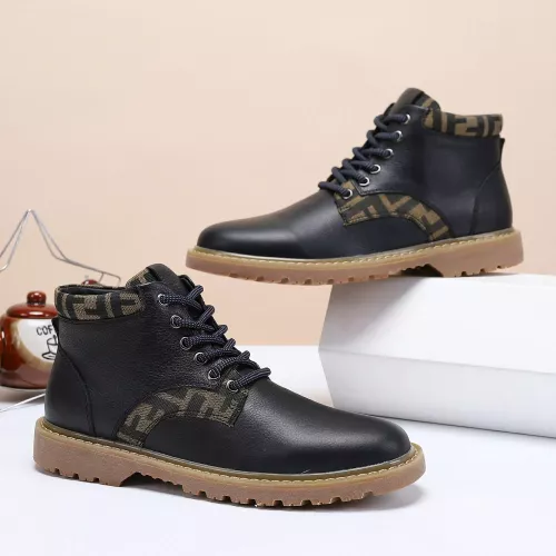 Replica Fendi Fashion Boots For Men #1373358 $82.00 USD for Wholesale