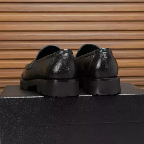 Replica Prada Leather Shoes For Men #1373407 $100.00 USD for Wholesale