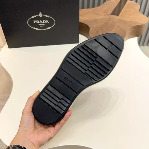 Replica Prada Leather Shoes For Men #1373440 $155.00 USD for Wholesale