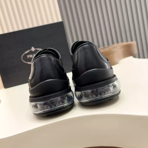 Replica Prada Leather Shoes For Men #1373443 $155.00 USD for Wholesale