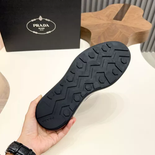 Replica Prada Leather Shoes For Men #1373443 $155.00 USD for Wholesale